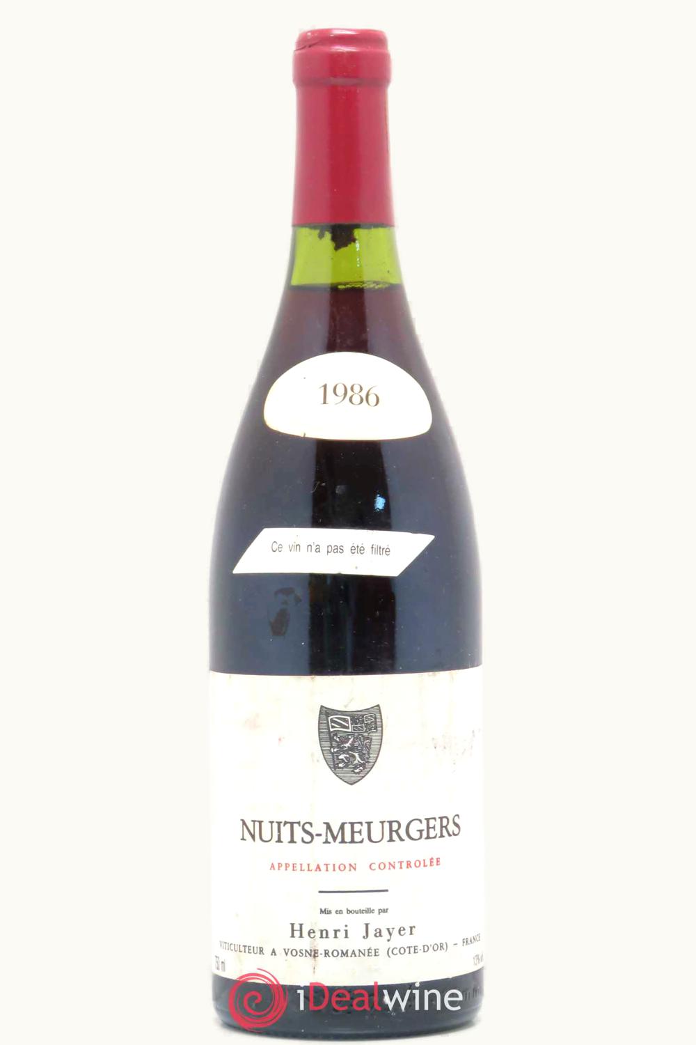 Domaine Henri Jayer Domaine Henri Jayer Les Meurgers Cote de Nuit St George, 1984