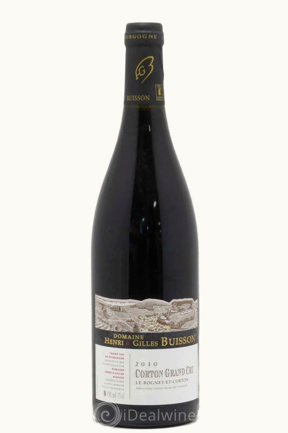 Domaine Henri Gilles Buisson Domaine Henri Gilles Buisson Grand Cru Corton Le Rognet Cote de Beaune, 1984