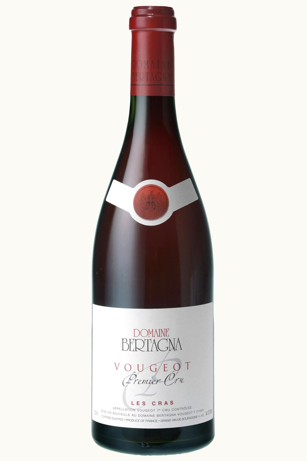 Domaine Bertagna Les Cras Vougeot Premier Cru Cote de Nuit, 1984