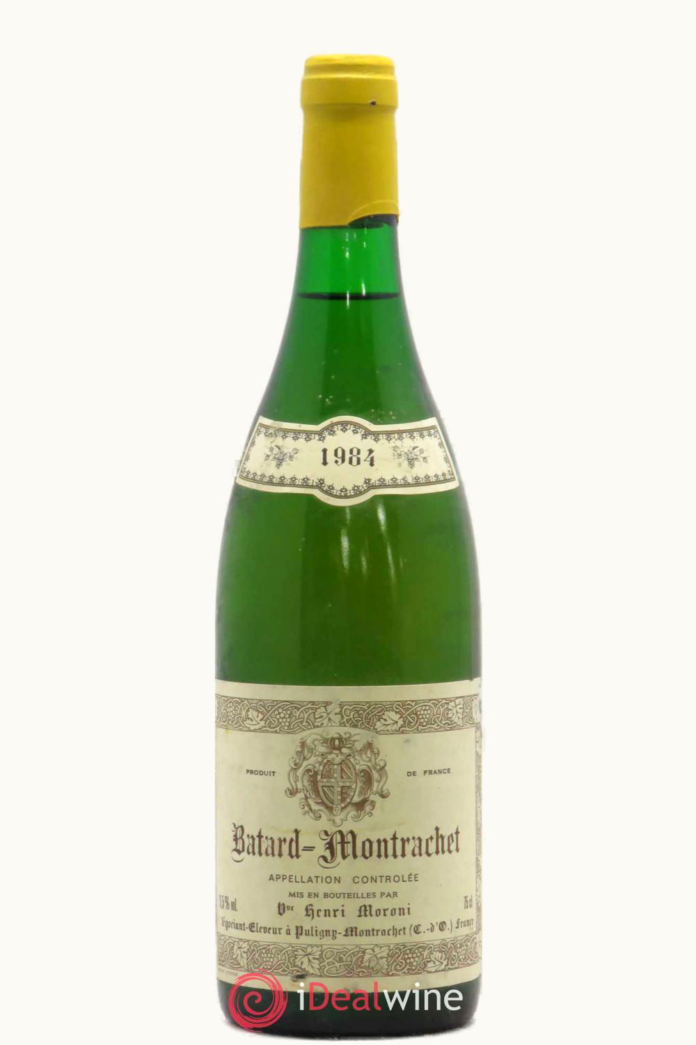 Veuve Henri Maroni Veuve Henri Maroni Grand Cru Batard Montrachet Puligny Cote de Beaune, 1984
