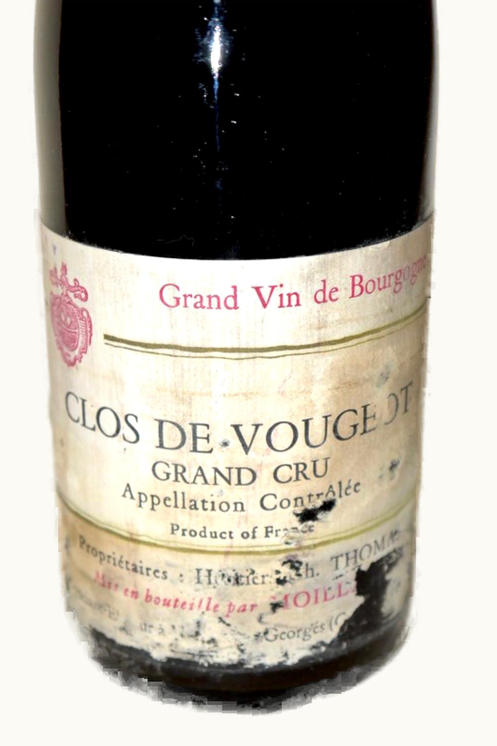 Reine Pedaque Grand Cru Cote Nuit Clos de Vougeot, 1984