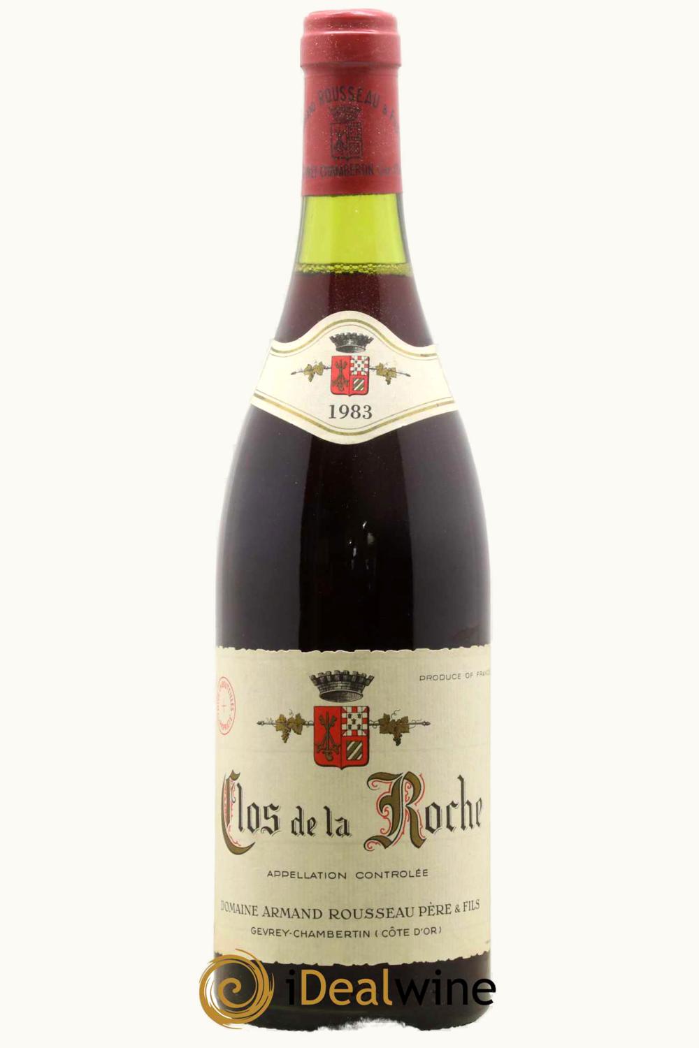 Domaine Armand Rousseau Domaine Armand Rousseau Pere Grand Cru Cote Nuit Clos de la Roche Morey St Denis, 1983