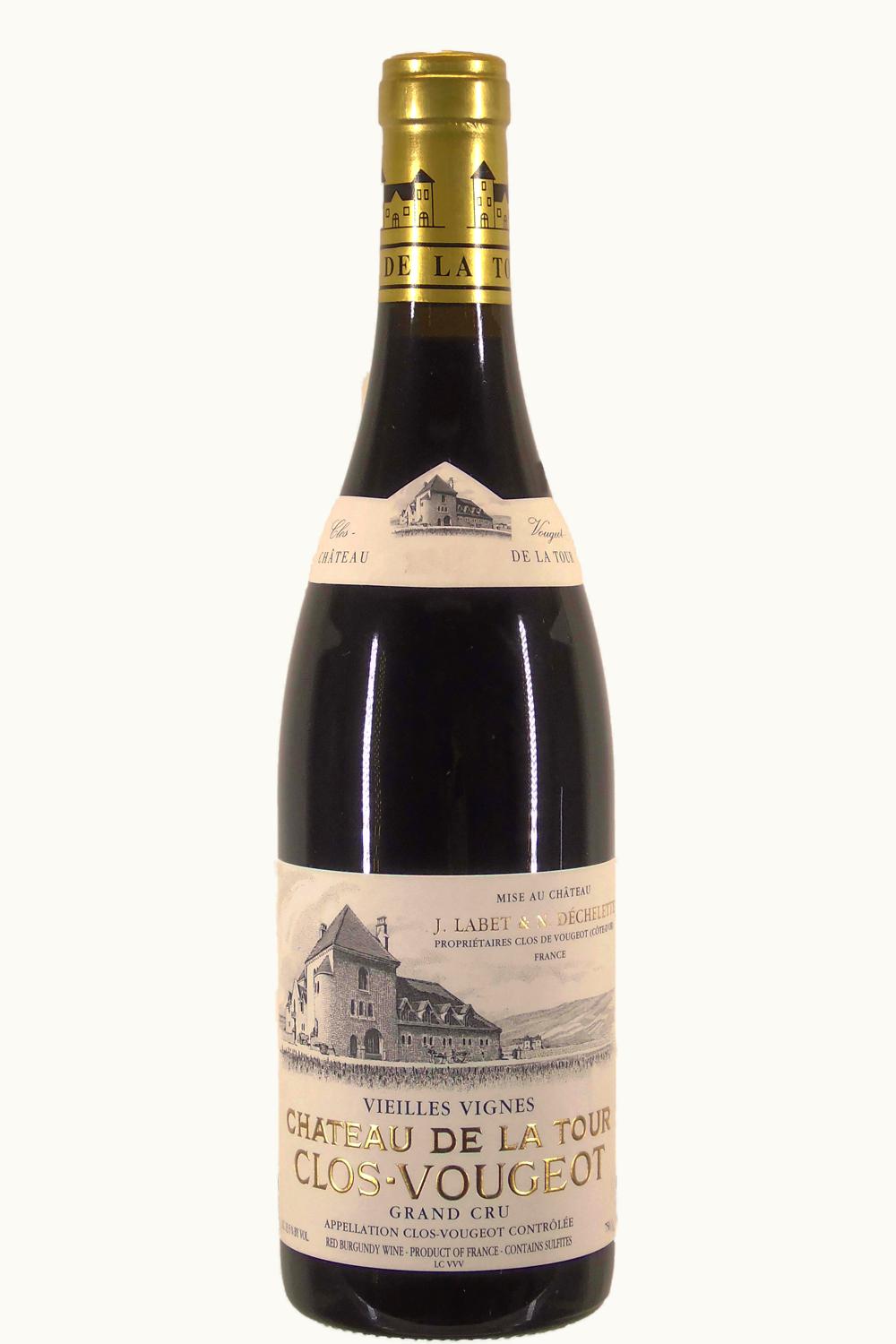 Labet & Dechelette Chateau de La Tour Clos Grand Cru Cote Nuit Vougeot, 1983