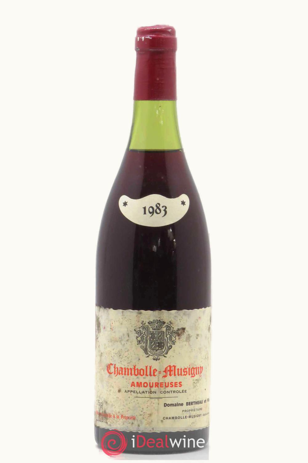 Domaine Berthaut Chambolle Musigny Cote de Nuit, 1983