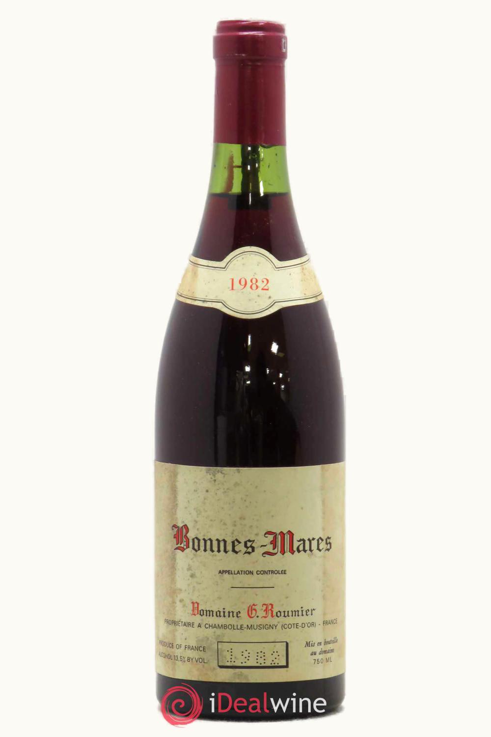 Domaine George Christoph Roumier Grand Cru Bonnes Mares Chambolle Musigny Cote de Nuit Burgundy, 1982