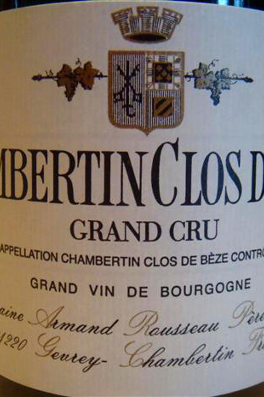 Domaine Armand Rousseau Domaine Armand Rousseau Grand Cru Cote Nuit Chambertin Clos de Beze Gevrey Burgundy, 1982