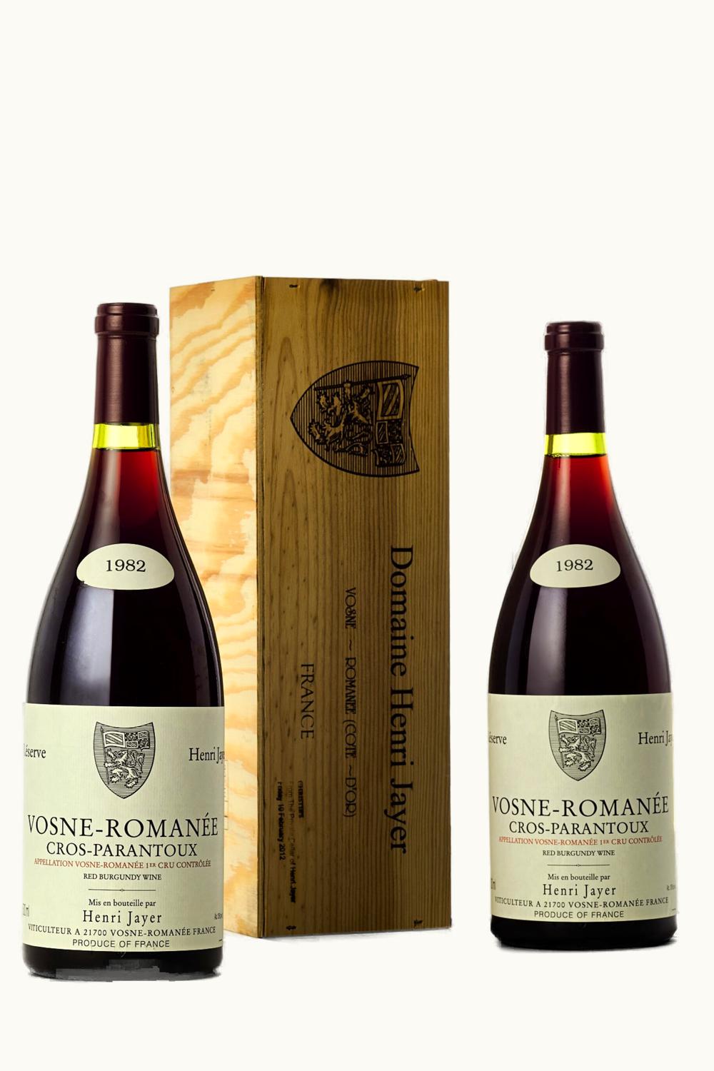 Domaine Henri Jayer Domaine Henri Jayer Cros Parantoux Vosne Romanee Premier Cru Cote de Nuit Burgundy, 1982