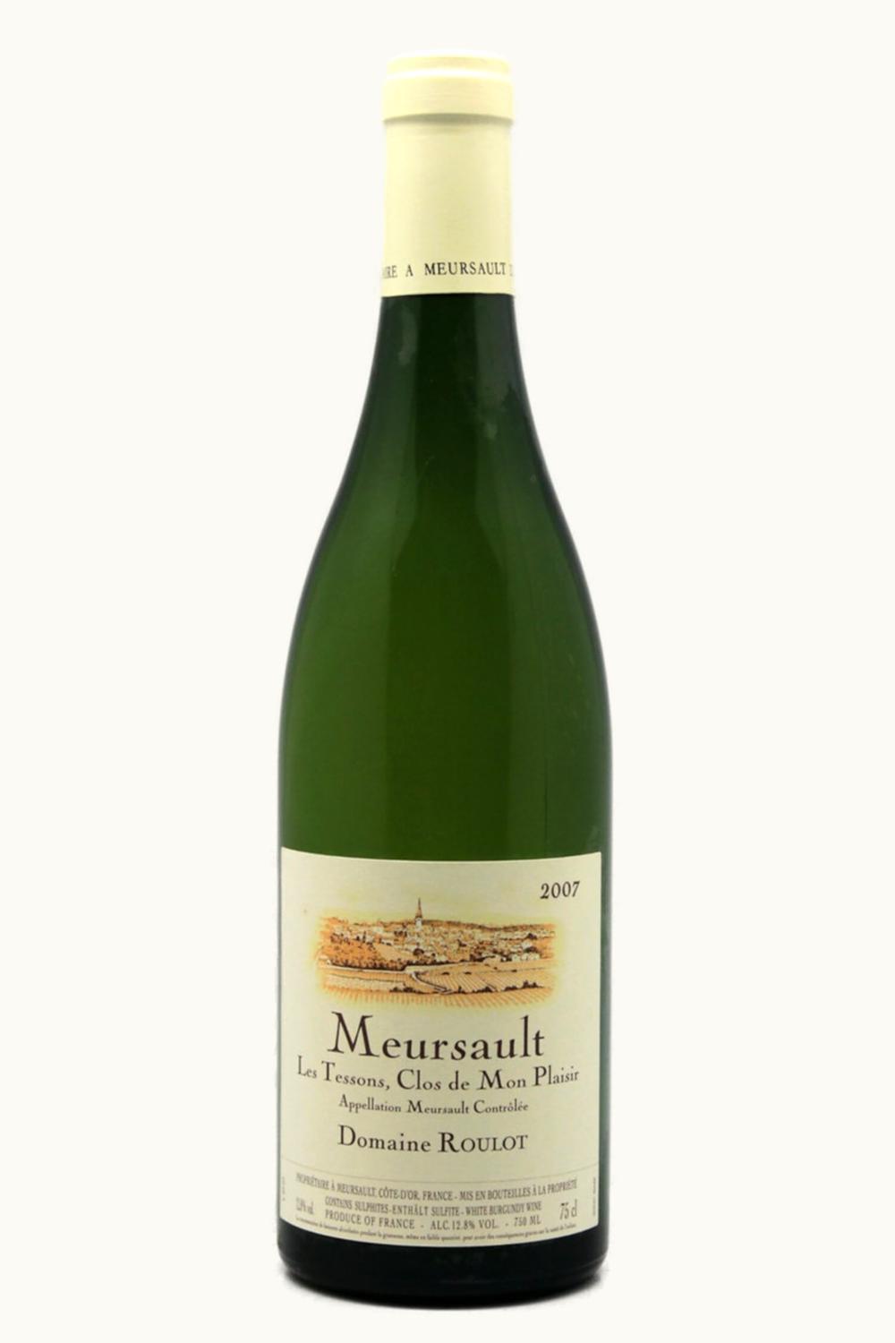 Domaine Roulot Les Tesson Clos de Mon Plaisir Meursault Cote de Beaune Burgundy, 1982