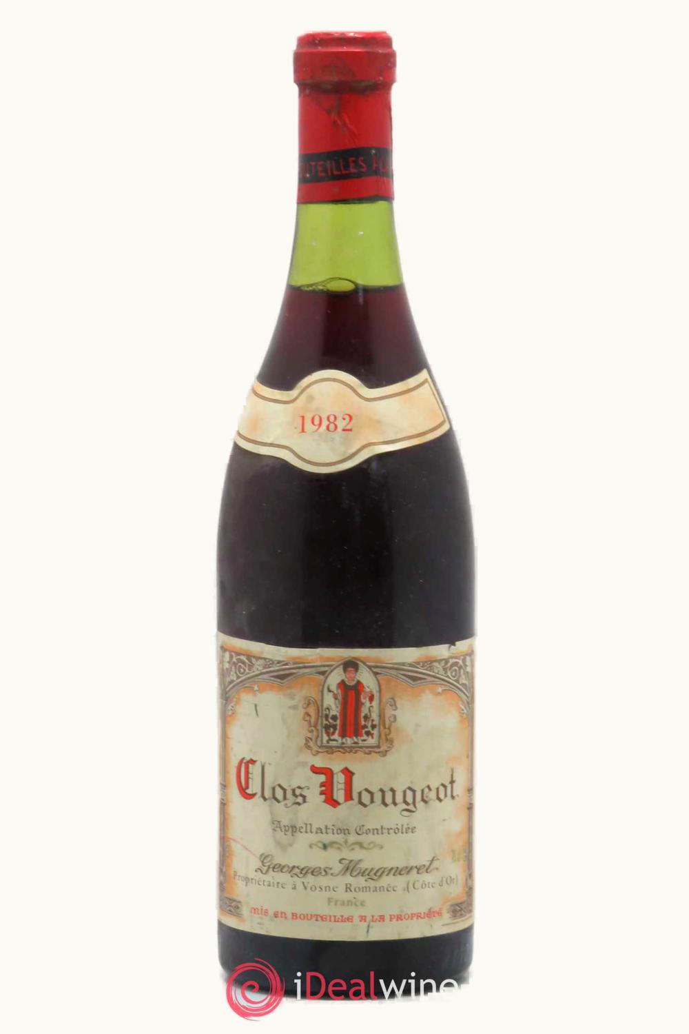Domaine George Mugneret-Gibourg Domaine George Mugneret-Gibourg Grand Cru Cote Nuit Clos de Vougeot Burgundy, 1982
