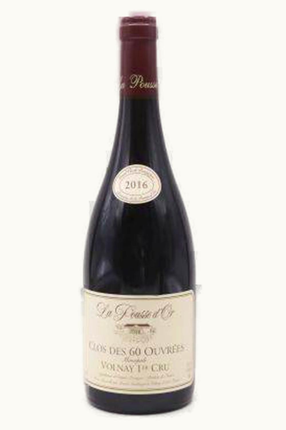 Domaine de la Pousse d'Or Domaine de la Pousse d'Or Caillerets Clos 60 Ouvrees Volnay Premier Cru Cote Beaune Burgundy, 1982