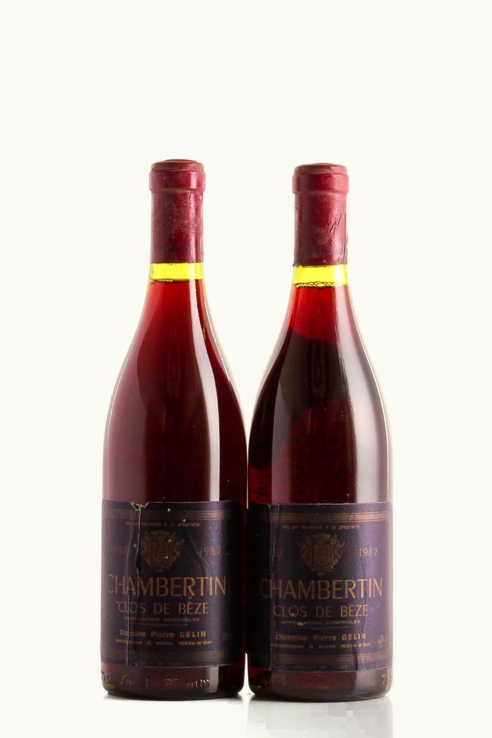 Domaine Pierre Gelin Grand Cru Cote Nuit Chambertin Clos de Beze Gevrey Burgundy, 1982