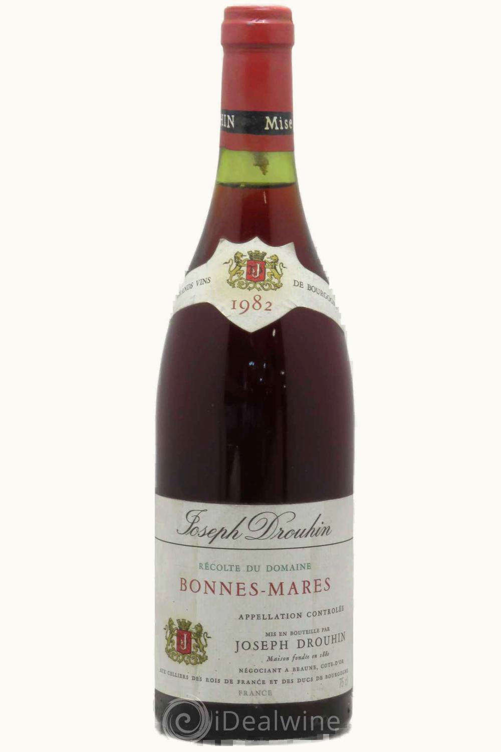 Joseph Drouhin Joseph Drouhin Grand Cru Bonnes Mares Chambolle Musigny Cote de Nuit Burgundy, 1982
