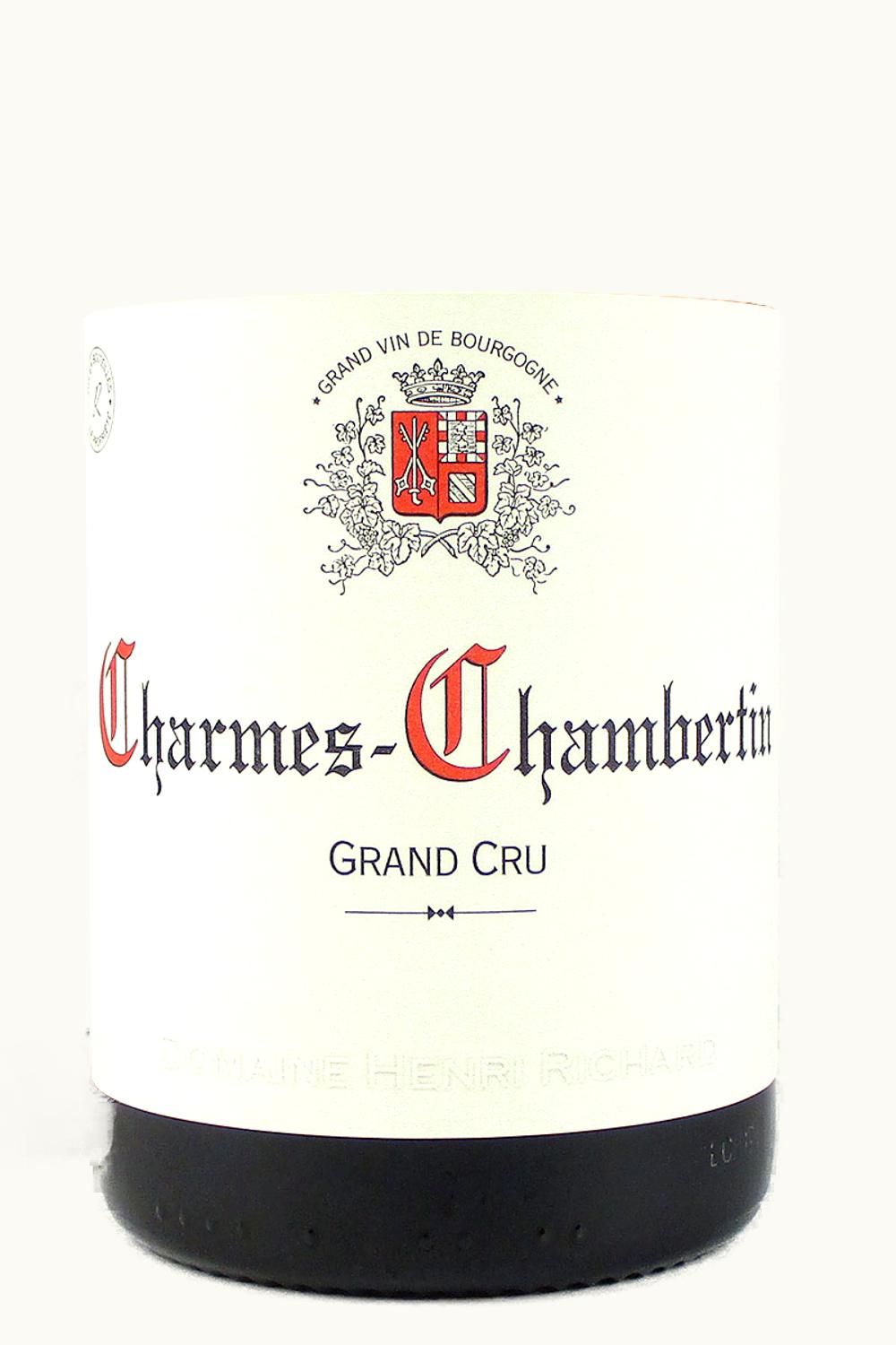 Domaine Henri Richard Grand Cru Charmes Chambertin Gevrey Côte Nuit, 1982