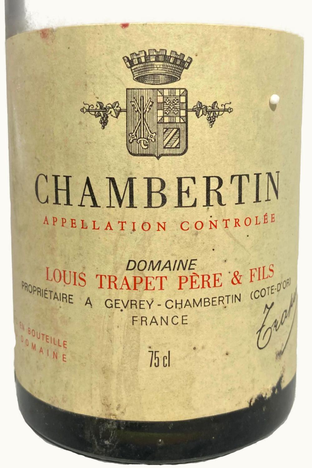 Domaine Trappet Père Chambertin Grand Cru Le Gevrey Côte Nuit, 1981