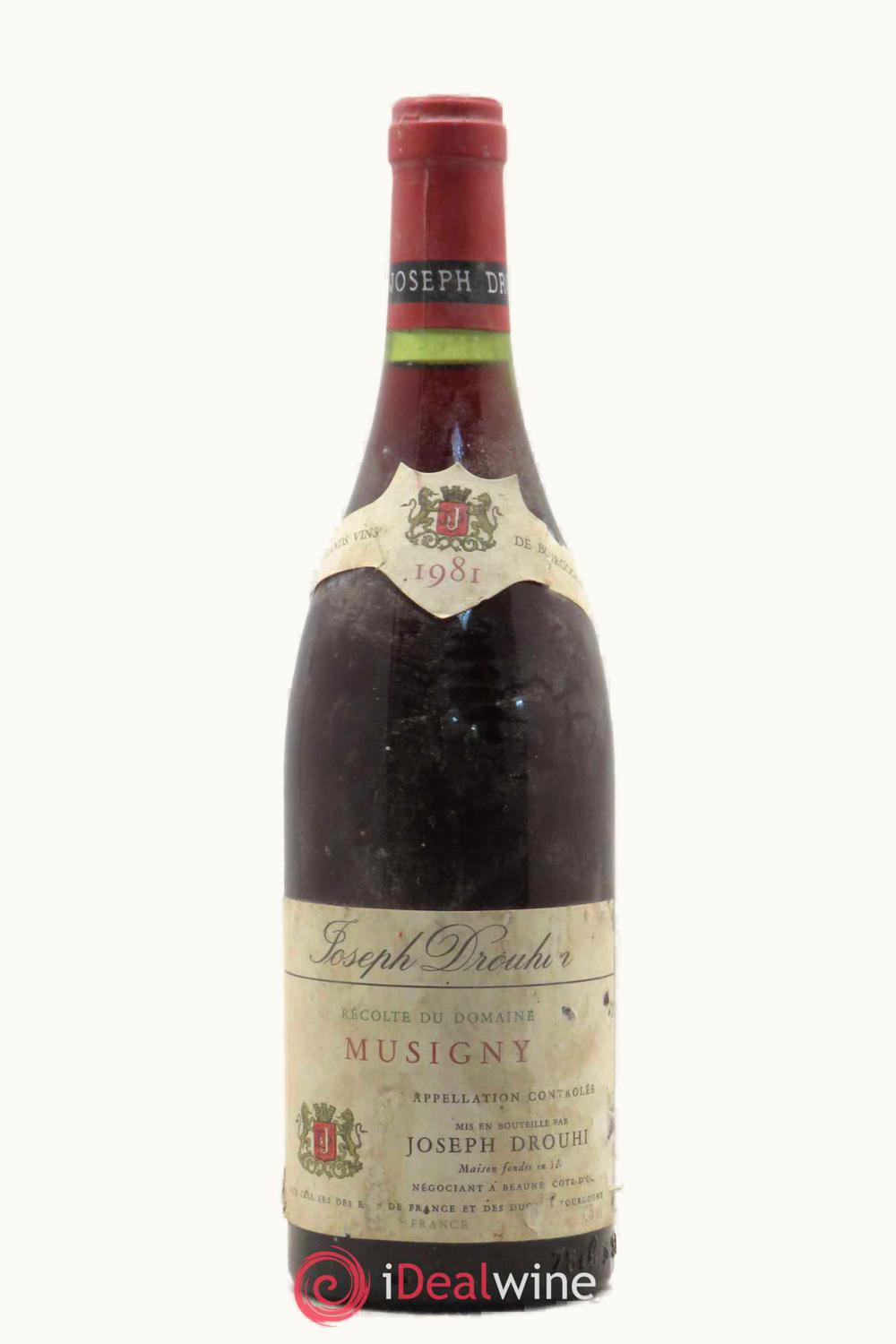 Joseph Drouhin Joseph Drouhin Grand Cru Bonnes Mares Chambolle-Musigny Côte de Nuit, 1981