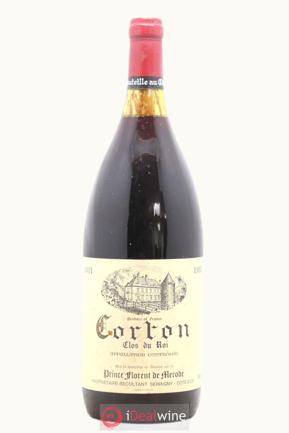 Prince Florent de Merode Grand Cru Côte de Beaune Corton Clos du Roi, 1981