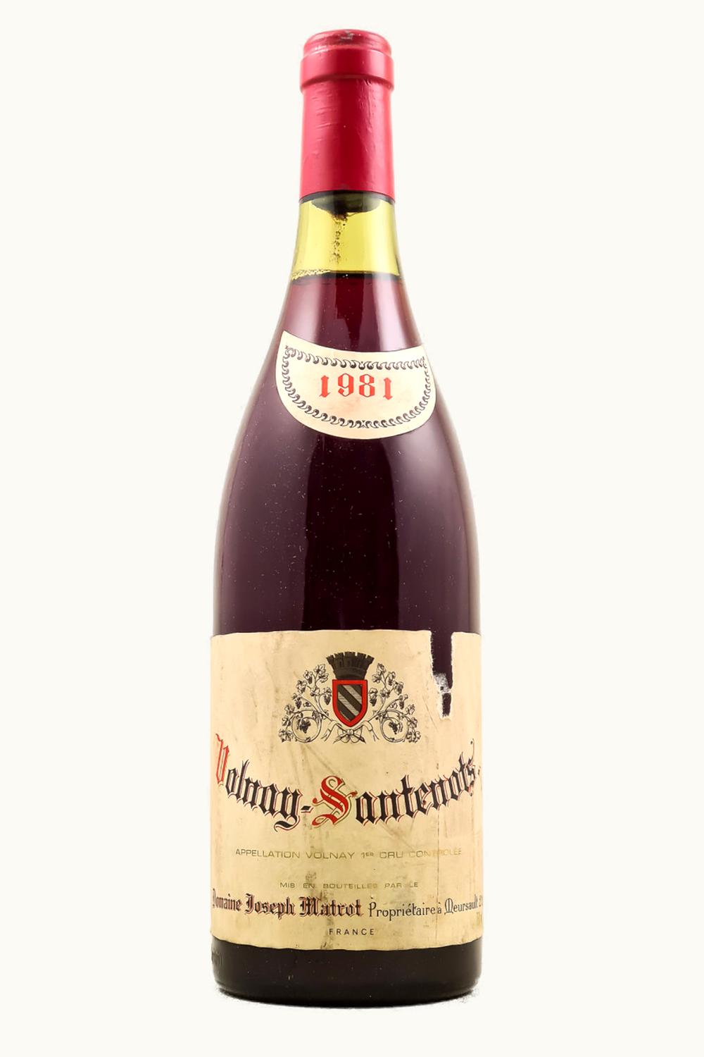 Domaine Matrot Santenots Volnay Premier Cru Côte de Beaune, 1981