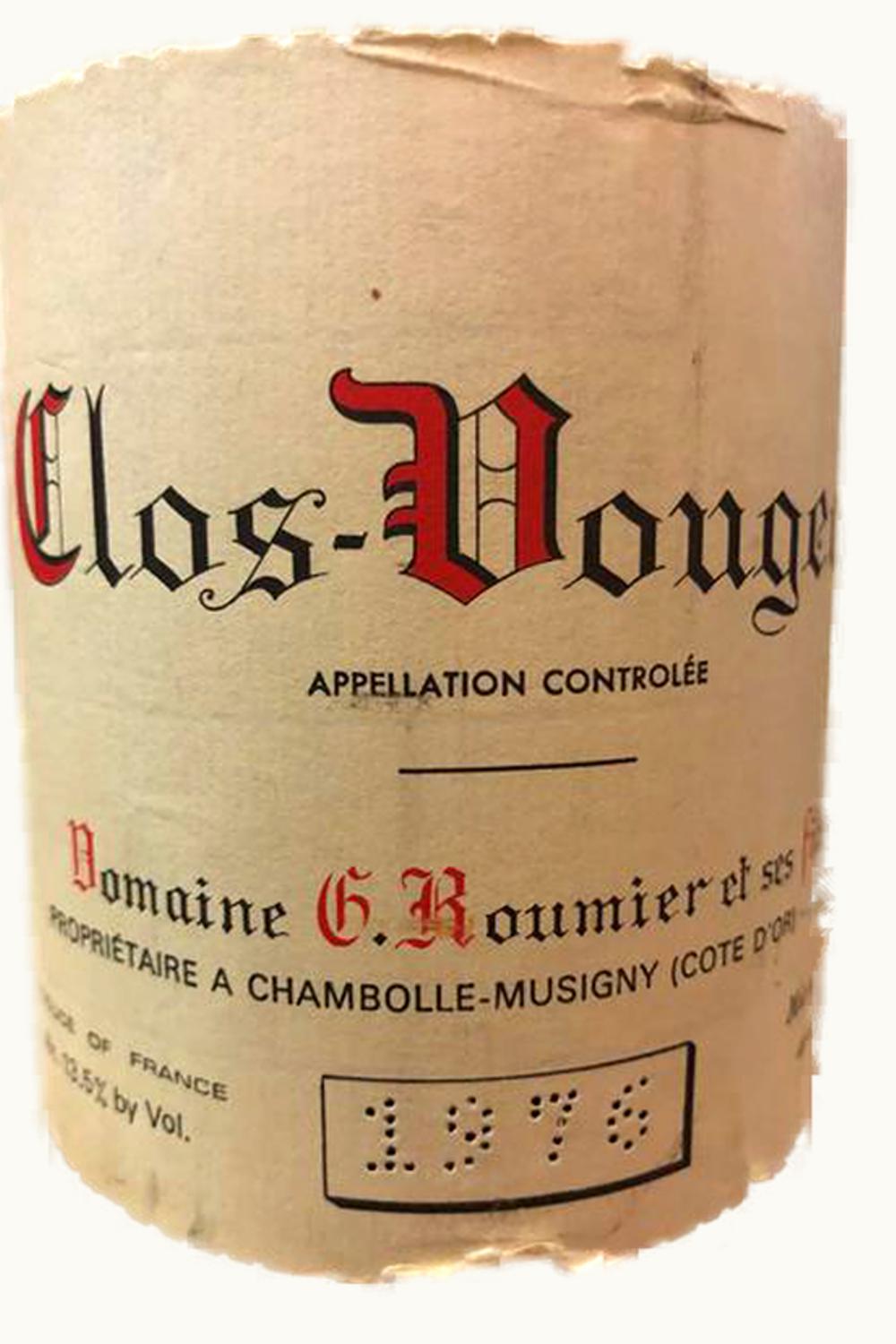 Domaine George & Christophe Roumier Domaine George & Christophe Roumier Grand Cru Clos de Vougeot Côte Nuit, 1981