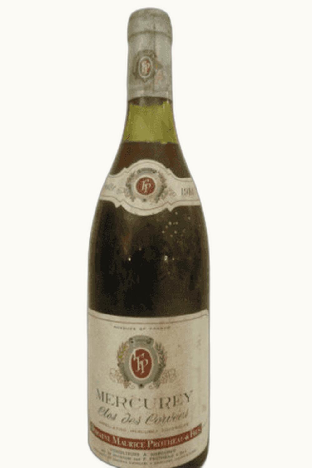 Domaine Maurice Protheau d'Étroyes Domaine Maurice Protheau d'Étroyes Clos de la Corvée Mercurey Côte Chalonnaise, 1981