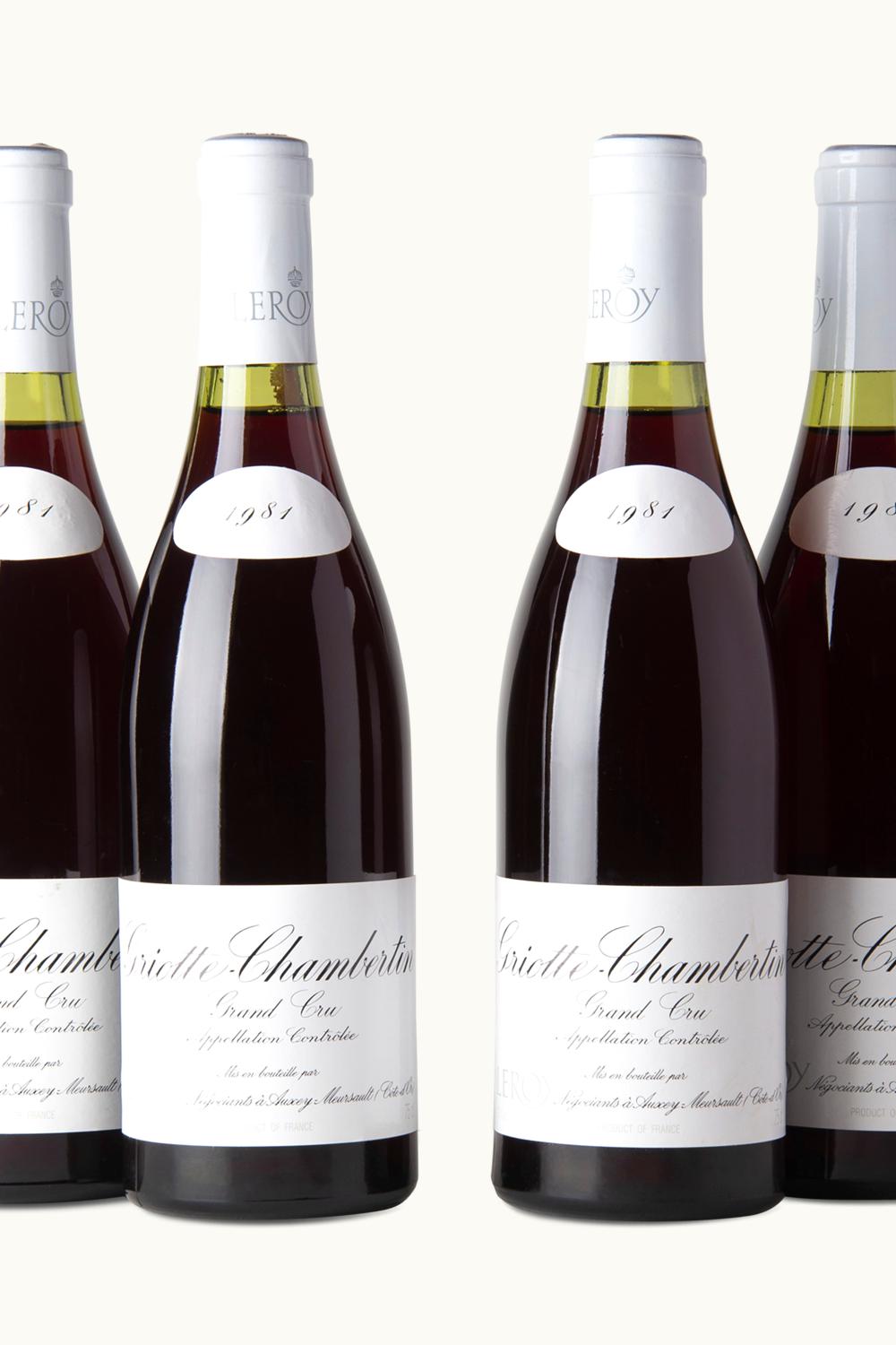 Domaine Leroy Domaine Leroy Grand Cru Griotte-Chambertin Gevrey Côte de Nuit, 1981