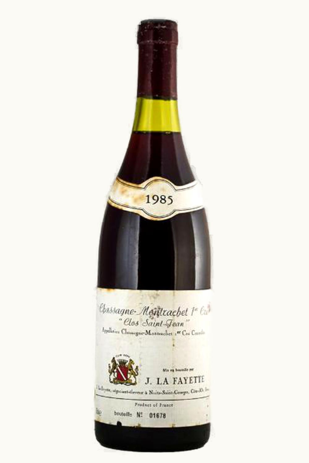 J. La Fayette J. La Fayette Clos St. Jean Chassagne-Montrachet Premier Cru Côte de Beaune, 1981