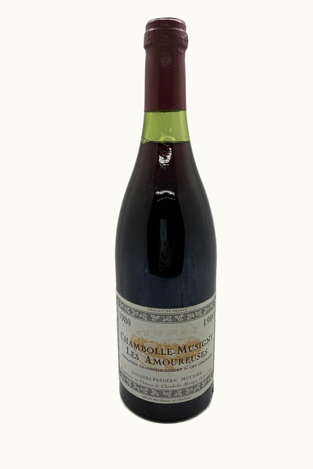 Domaine Jacques-Frédéric Mugnier Domaine Jacques-Frédéric Mugnier Les Amoureuses Chambolle Musigny Premier Cru Cote Nuit, 1980