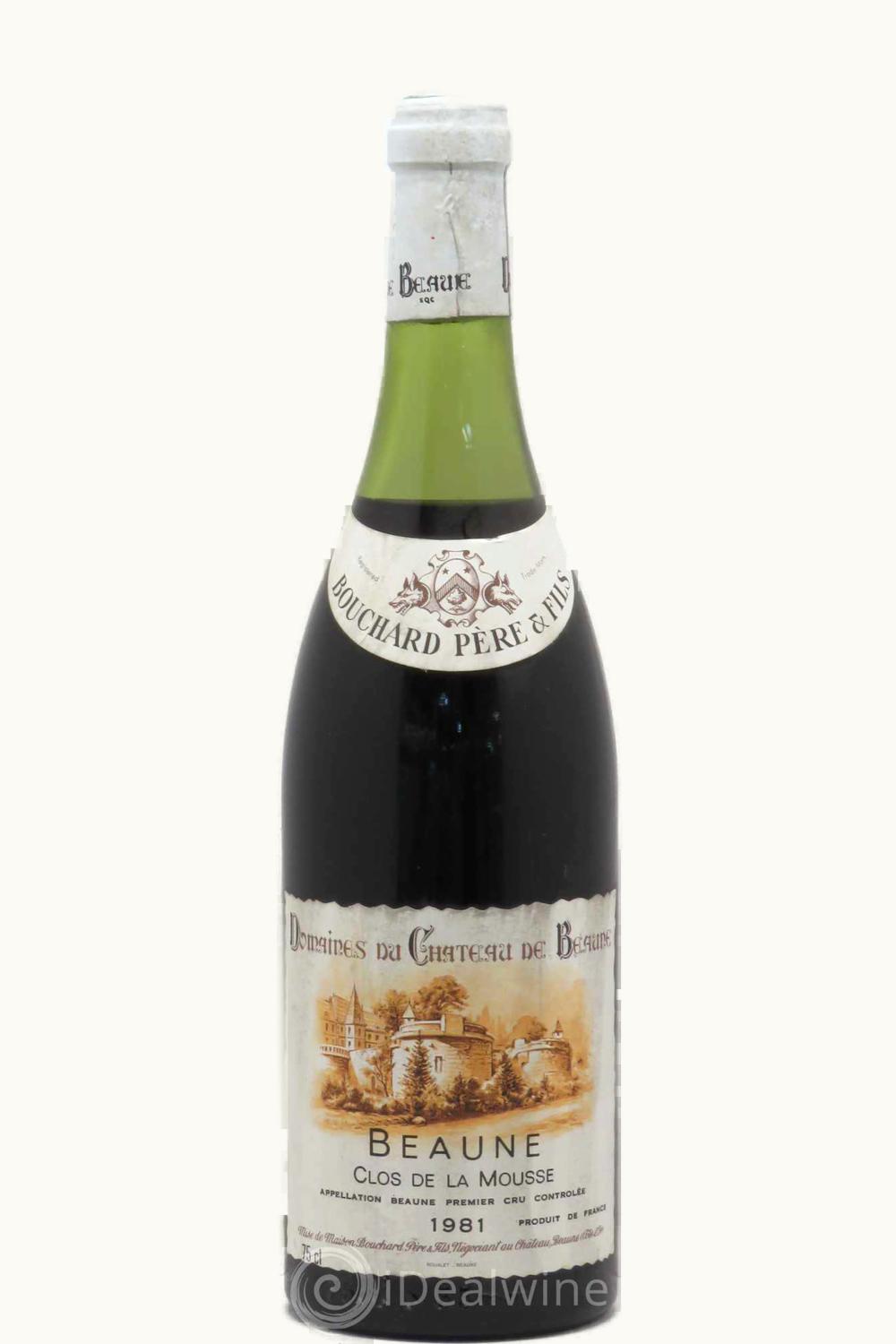 Bouchard Père & Fils Bouchard Père & Fils Clos de la Mousse Beaune Premier Cru Cote, 1980