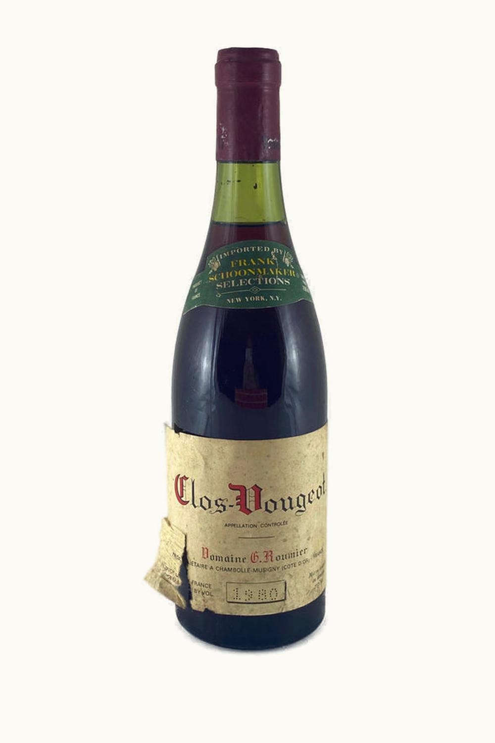 Domaine George Christoph Roumier Grand Cru Cote Nuit Clos de Vougeot, 1980