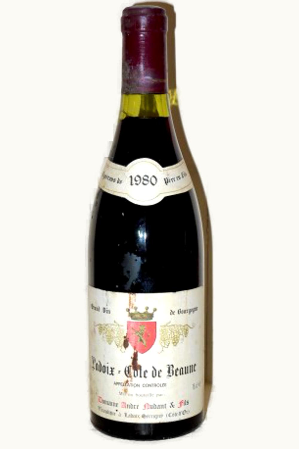Domaine Nudant Domaine Nudant Ladoix Cote de Beaune, 1980