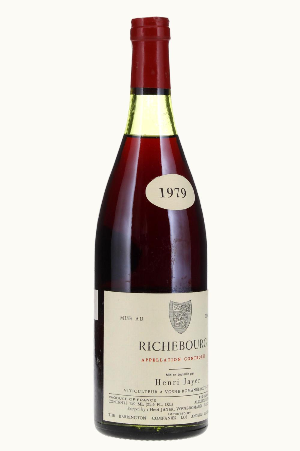 Domaine Henri Jayer Grand Cru Richebourg Vosne Romanee Cote de Nuit, 1979