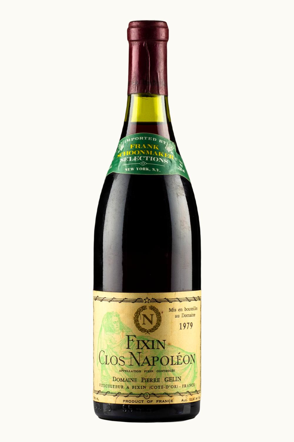 Domaine Pierre Gelin Clos Napoleon Monopole Fixin Premier Cru Cote de Nuit, 1979