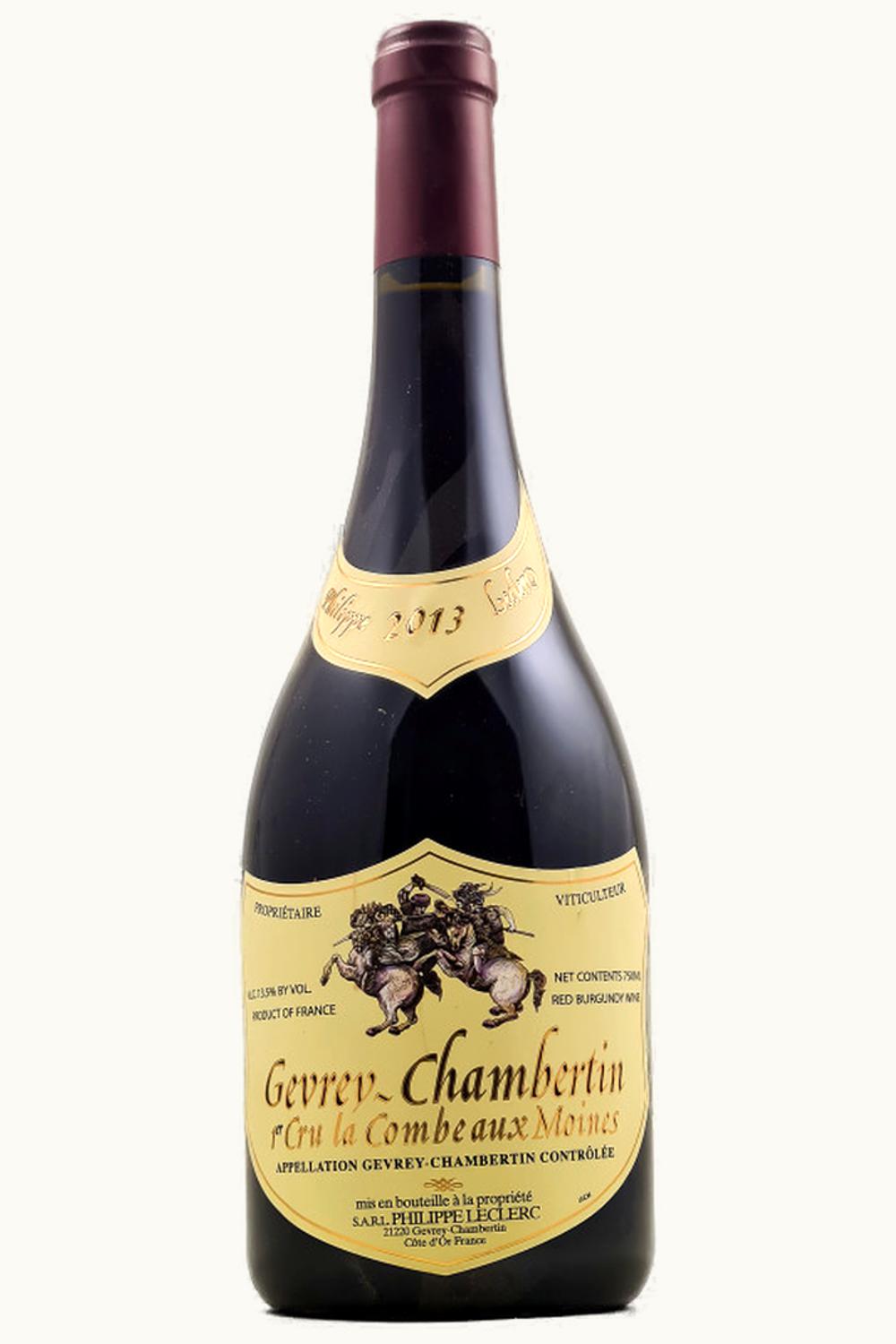 Domaine Philip Leclerc Combe aux Moine Gevrey Chambertin Au Premier Cru Cote de Nuit, 1979