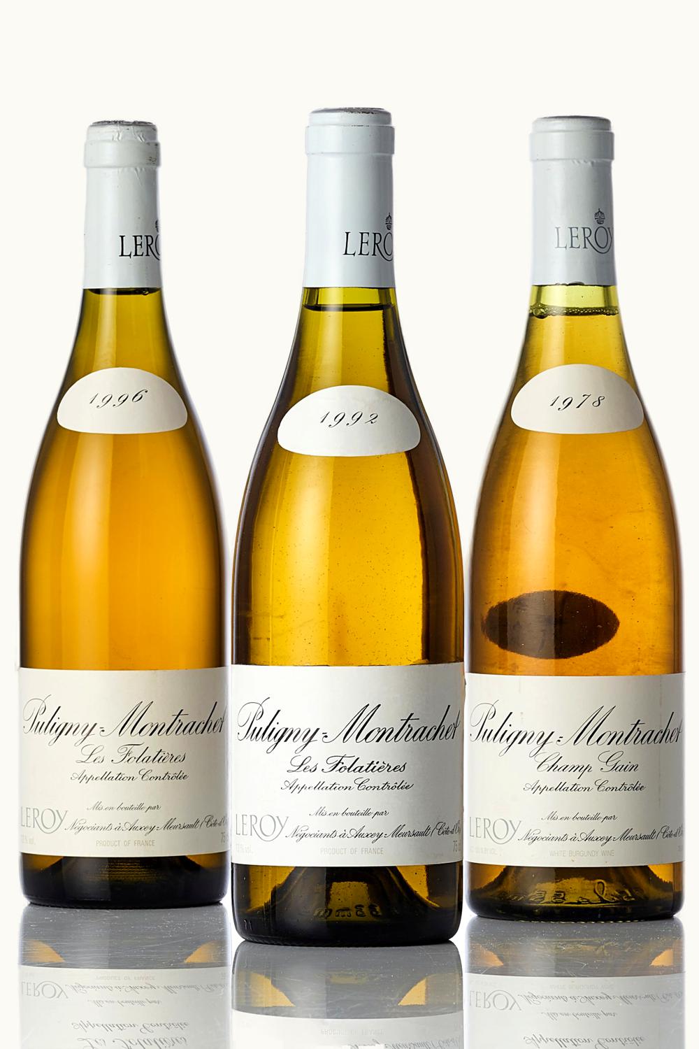 Domaine Leroy Domaine Leroy Les Champ Gain Puligny-Montrachet Premier Cru, 1978