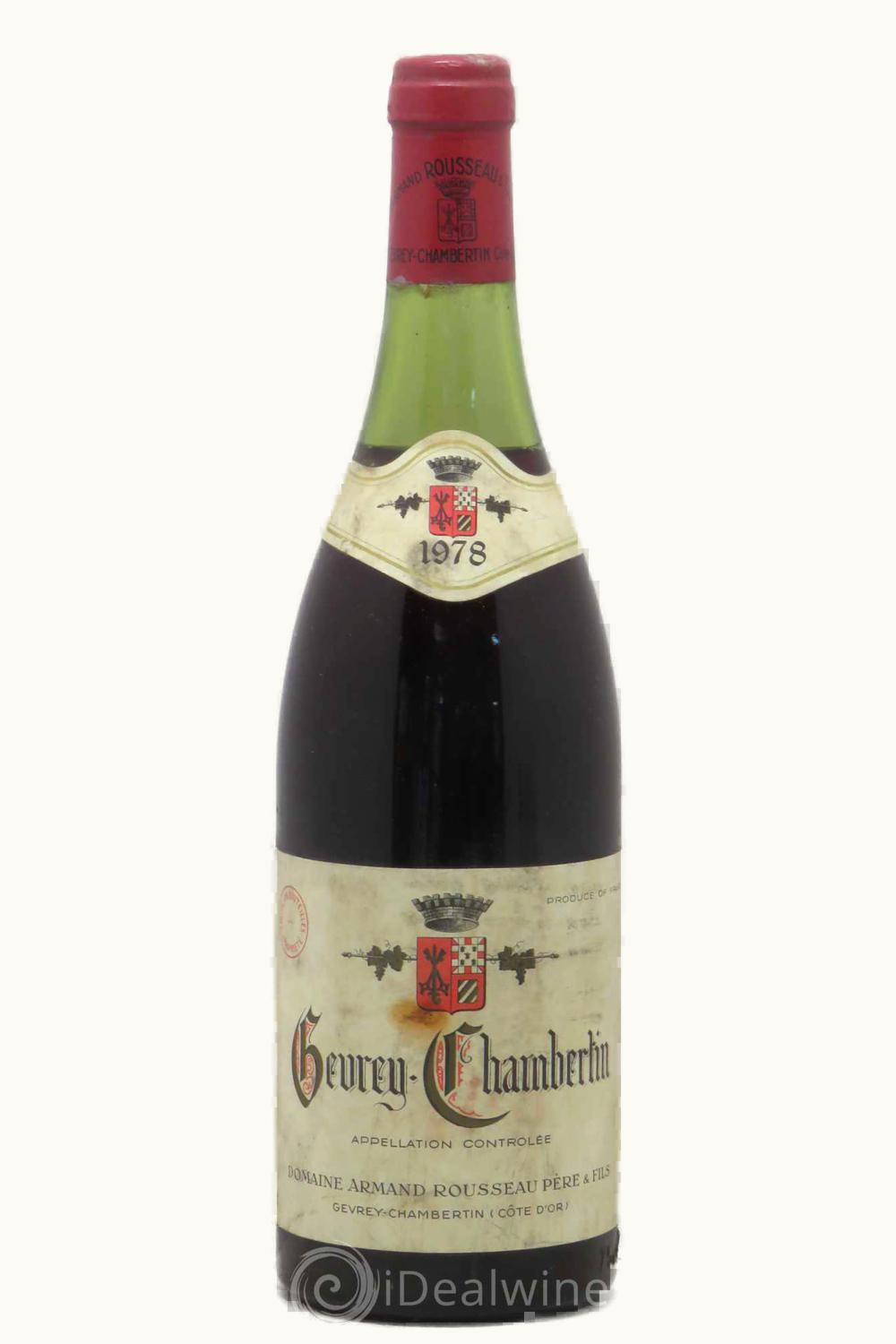 Domaine Armand Rousseau Domaine Armand Rousseau Gevrey-Chambertin, 1978