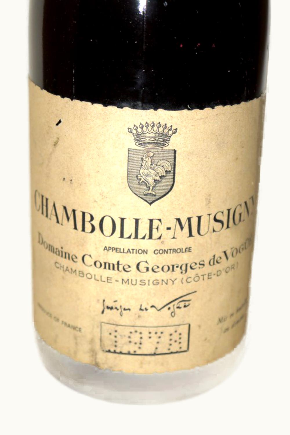 Domaine Comte George de Vogue Domaine Comte George de Vogue Côte de Nuit Chambolle-Musigny, 1978
