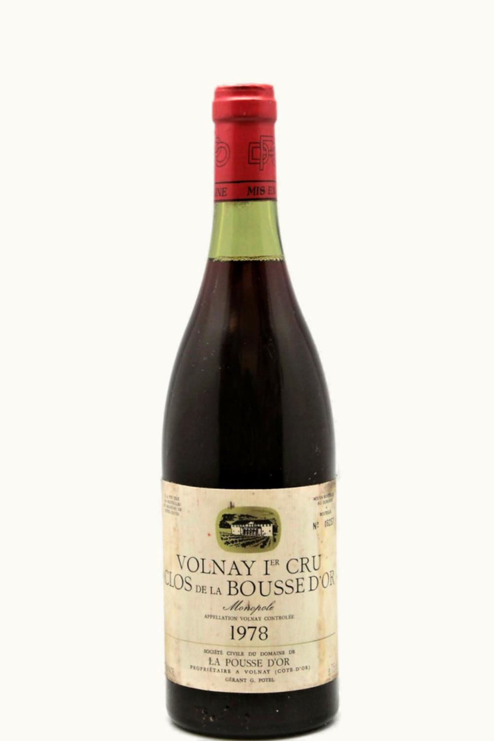 Domaine de la Pousse d'Or Domaine de la Pousse d'Or Clos Bousse Monopole Volnay Premier Cru, 1978