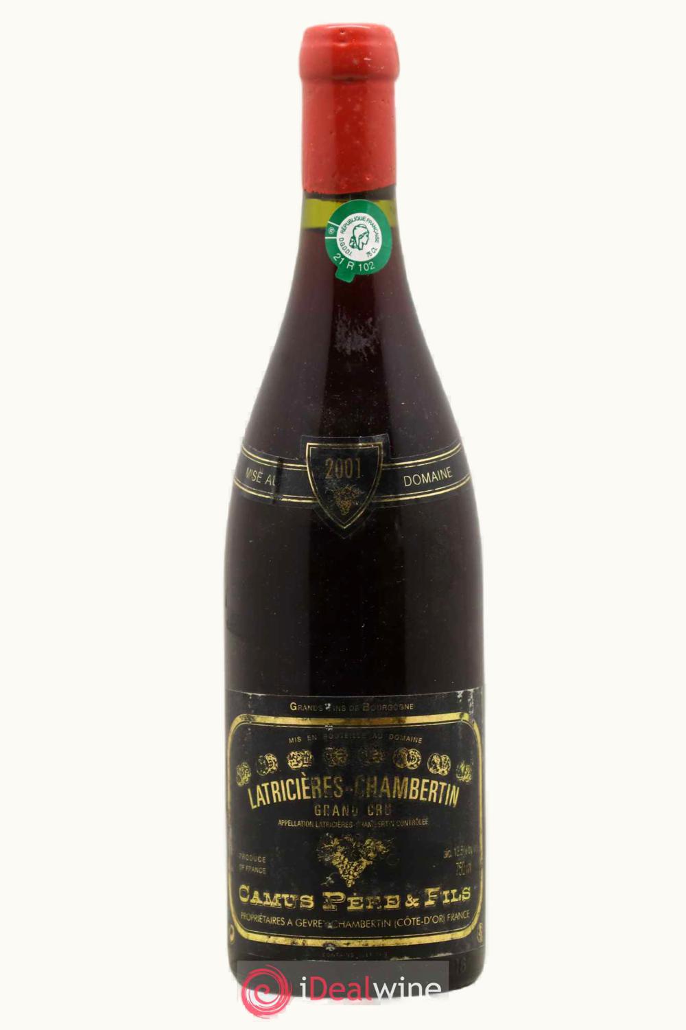 Camus Père & Fils Grand Cru Latricières-Chambertin, 1978