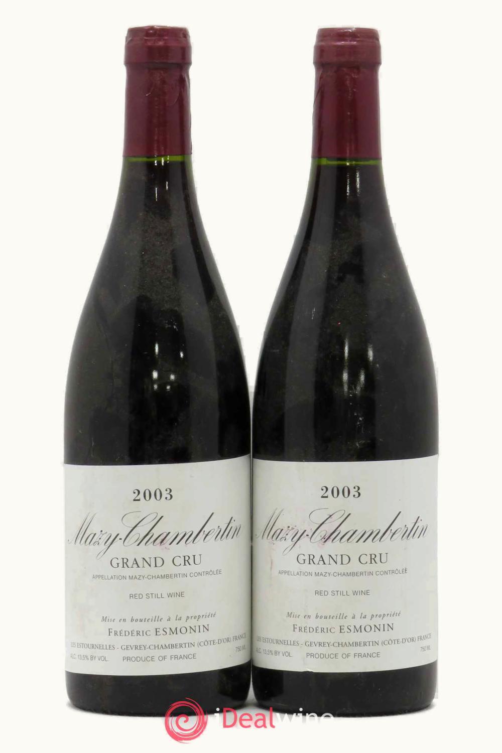 Frédéric Esmonin Frédéric Esmonin Grand Cru Mazis-Chambertin, 1978