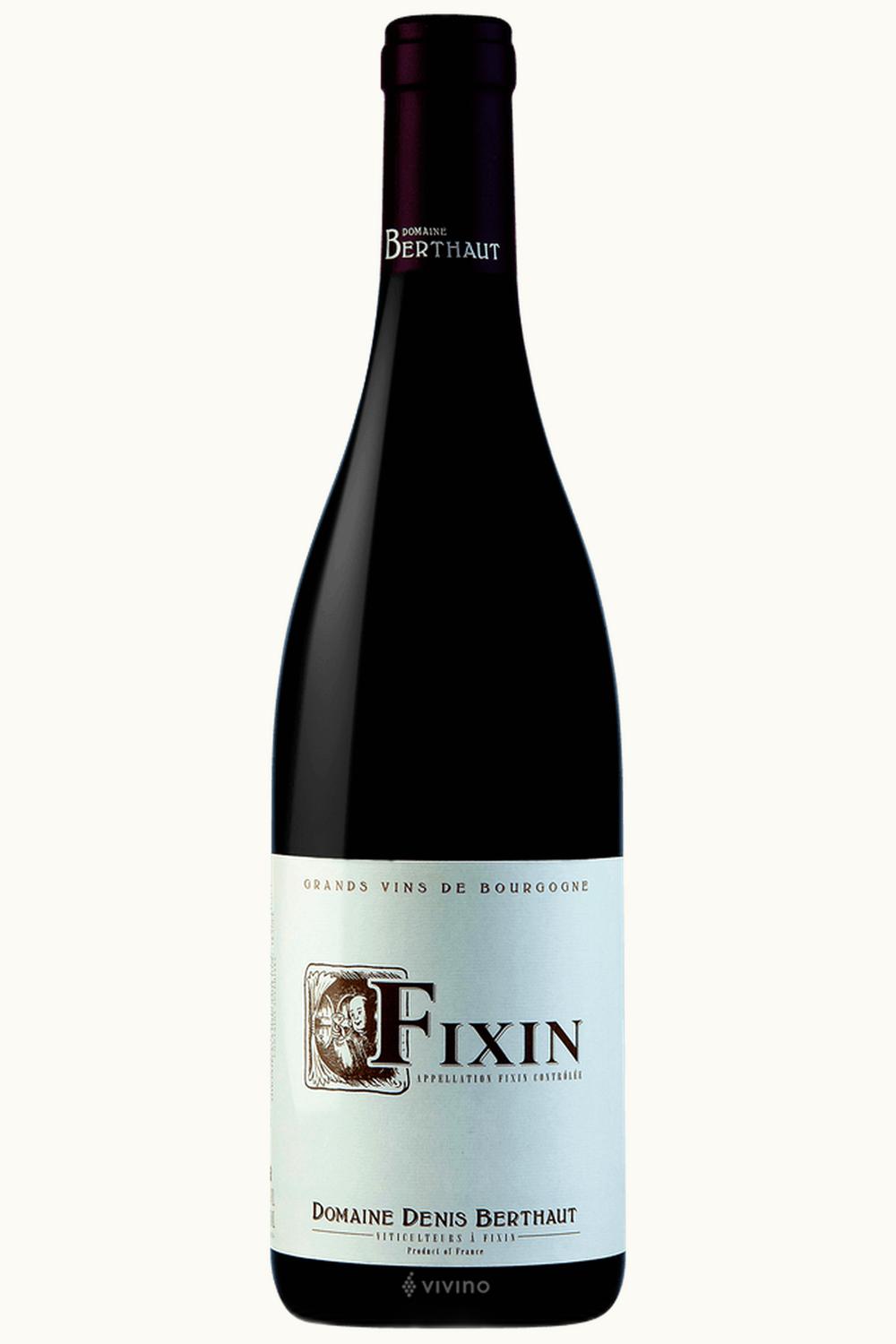 Domaine Berthaut Fixin Côte de Nuit, 1978