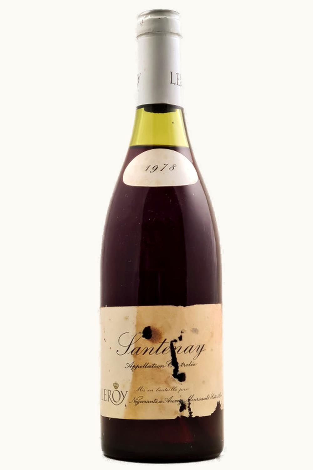 Domaine Leroy Domaine Leroy Santenay Côte de Beaune, 1978