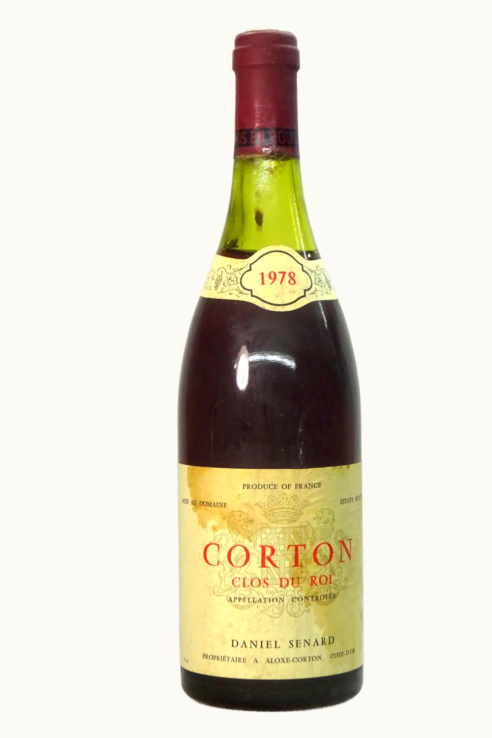 Domaine Comte Sénard Domaine Comte Sénard Grand Cru Corton Clos du Roi, 1978