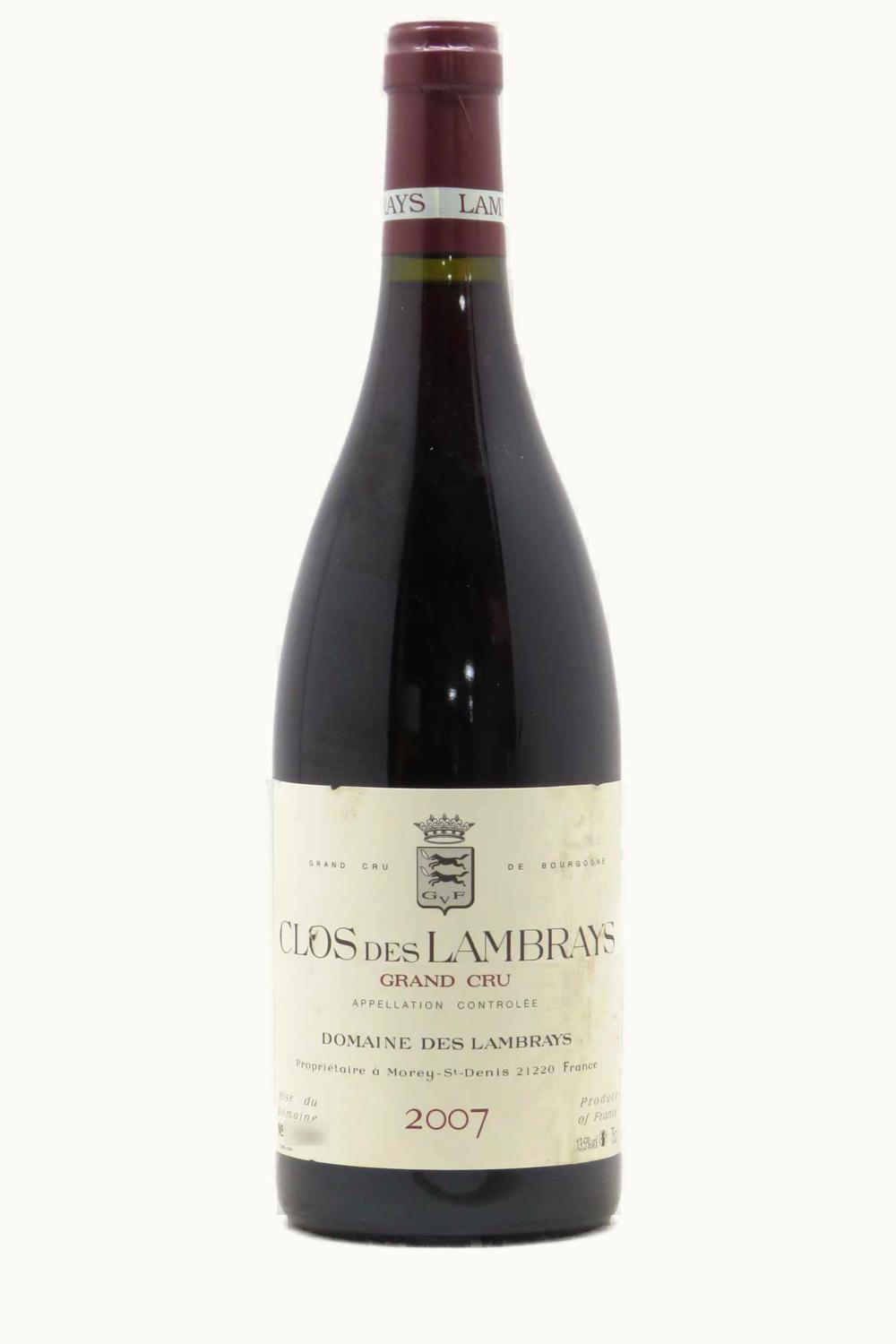 Domaine de Lambrays Domaine de Lambrays Clos Grand Cru Côte de Nuit Morey-St-Denis, 1977