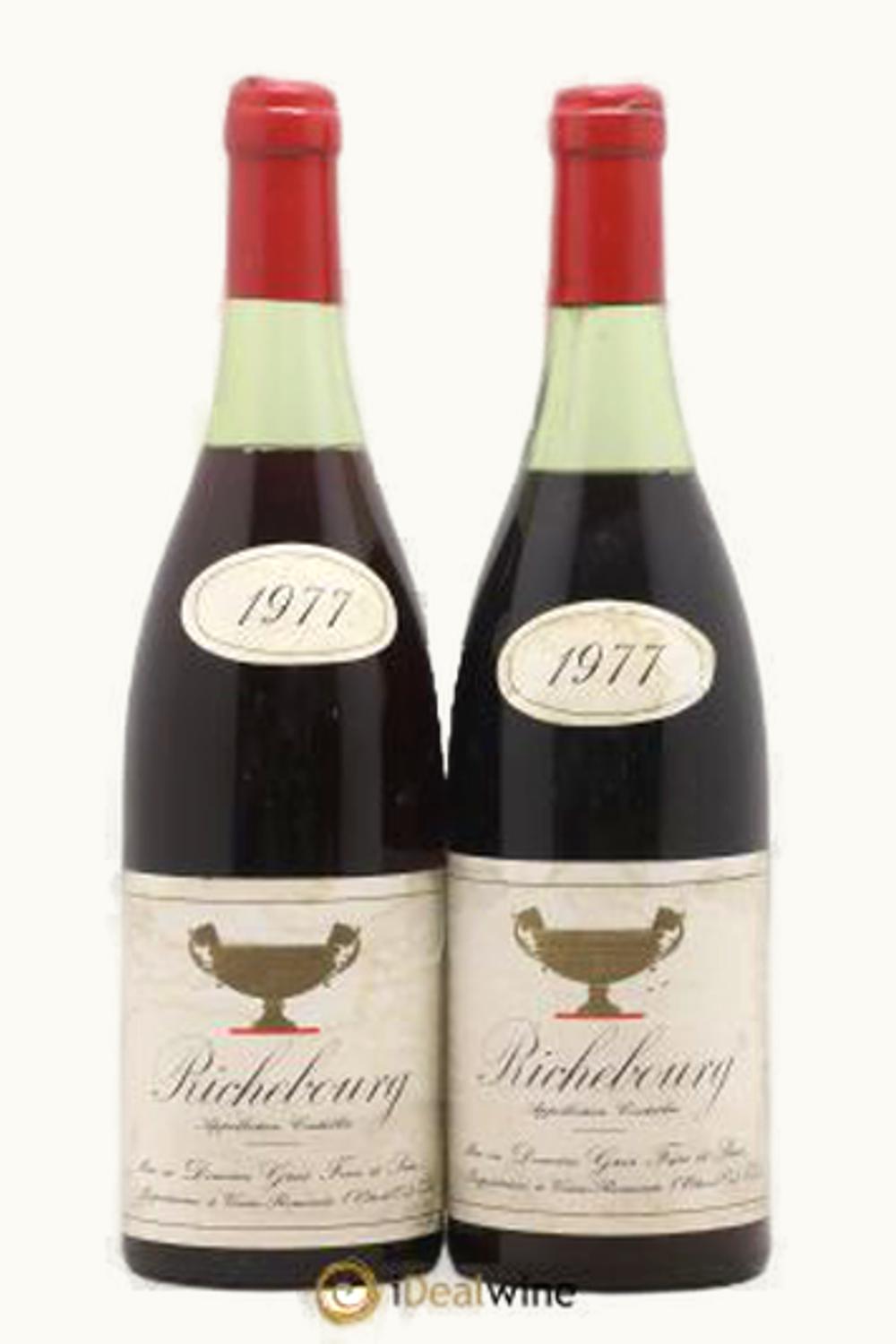 Domaine Gros Frère & Soeurs Domaine Gros Frère & Soeurs Grand Cru Richebourg Vosne-Romanée Côte de Nuit, 1977