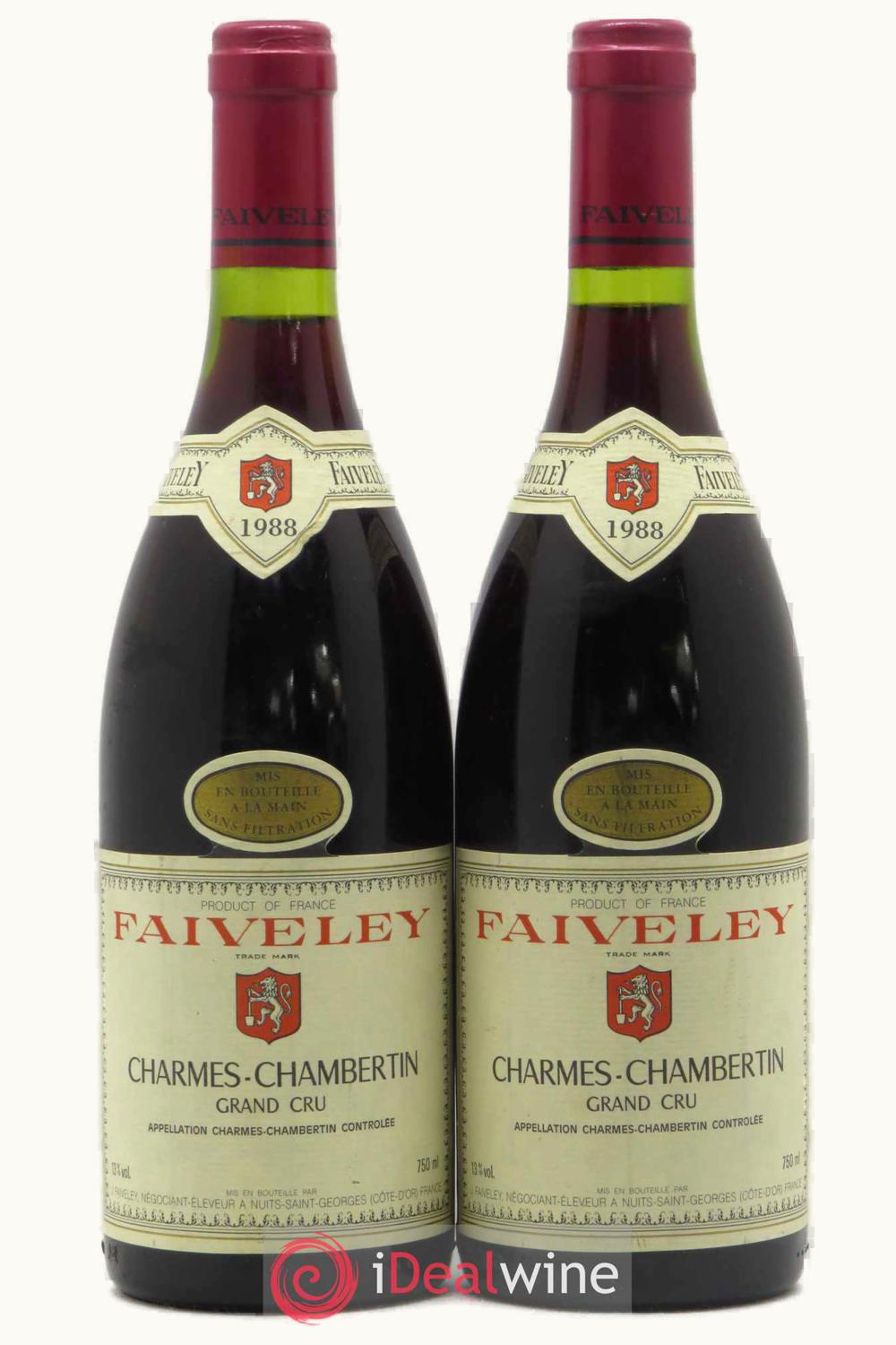 Domaine Faiveley Domaine Faiveley Grand Cru Charmes-Chambertin, 1976