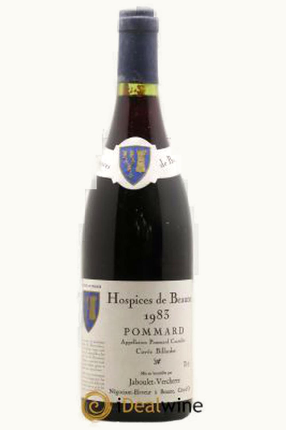Hospices de Beaune Hospices de Beaune Cuvée Billardet Côte de Pommard, 1975