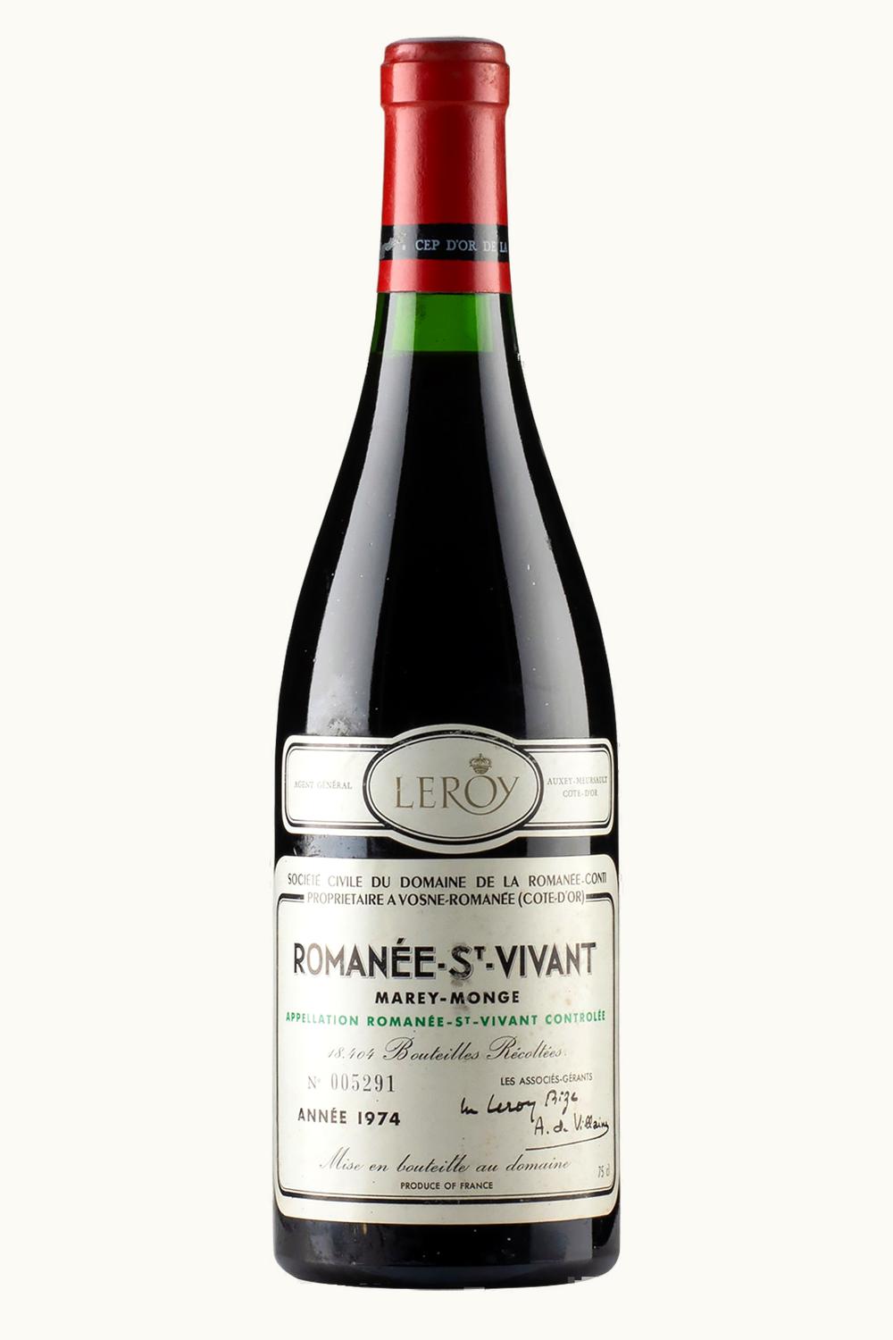Domaine de la Romanée-Conti Domaine de la Romanée-Conti Romanée-St. Vivant Grand Cru, 1974