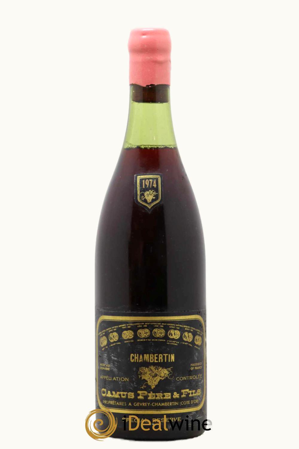 Camus Père & Fils Camus Père & Fils Chambertin Grand Cru, 1974