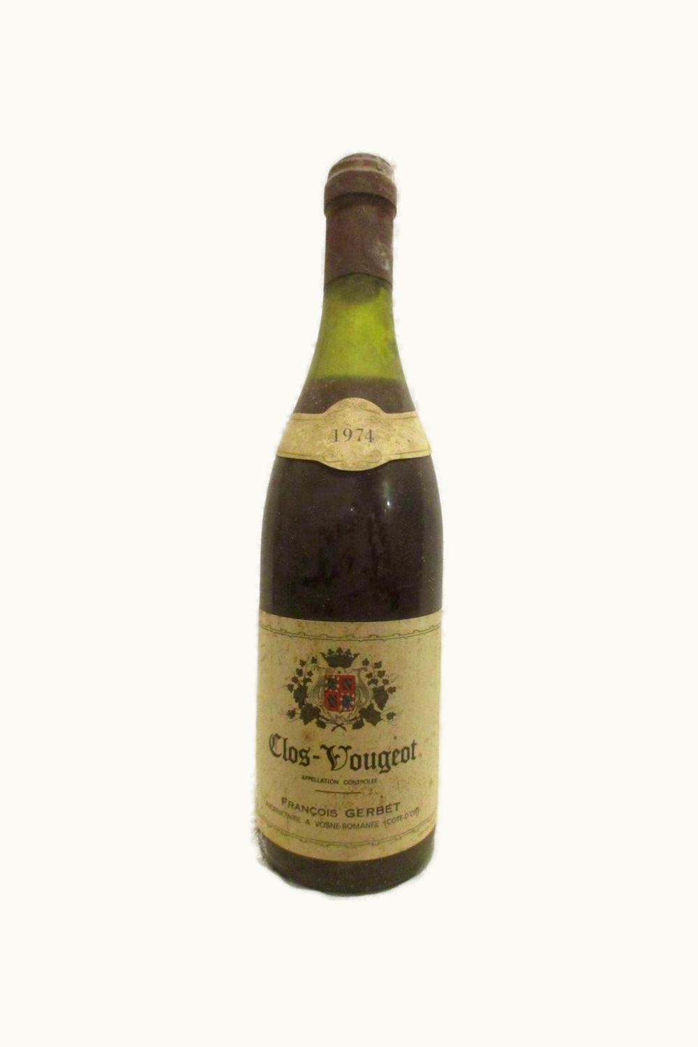 Domaine François Gerbet Domaine François Gerbet Grand Cru Clos de Vougeot, Côte de Nuit, 1974