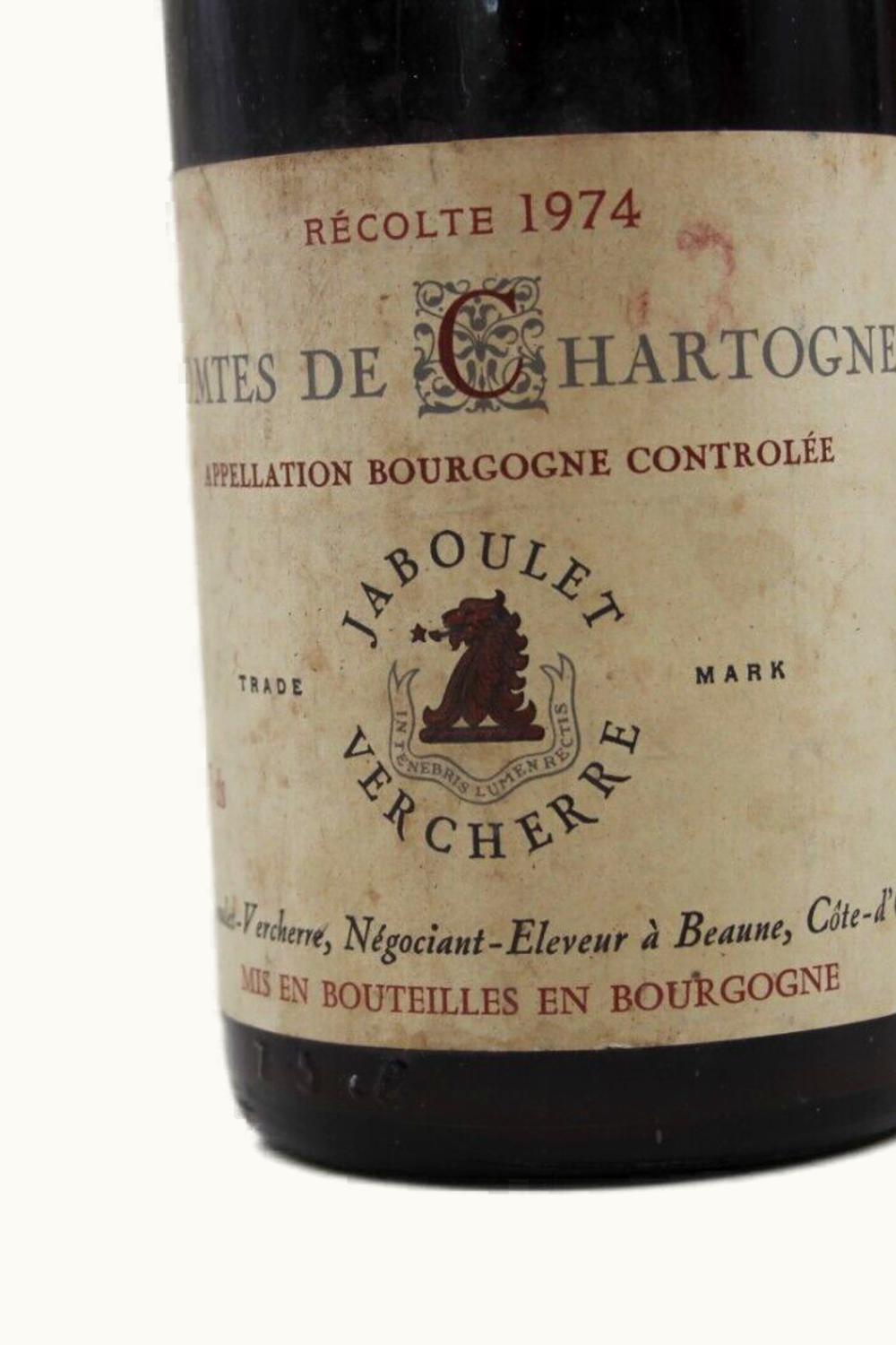 Jaboulet Verchère Jaboulet Verchère Comte de Chartogne, Bourgogne Rouge, Burgundy, 1974