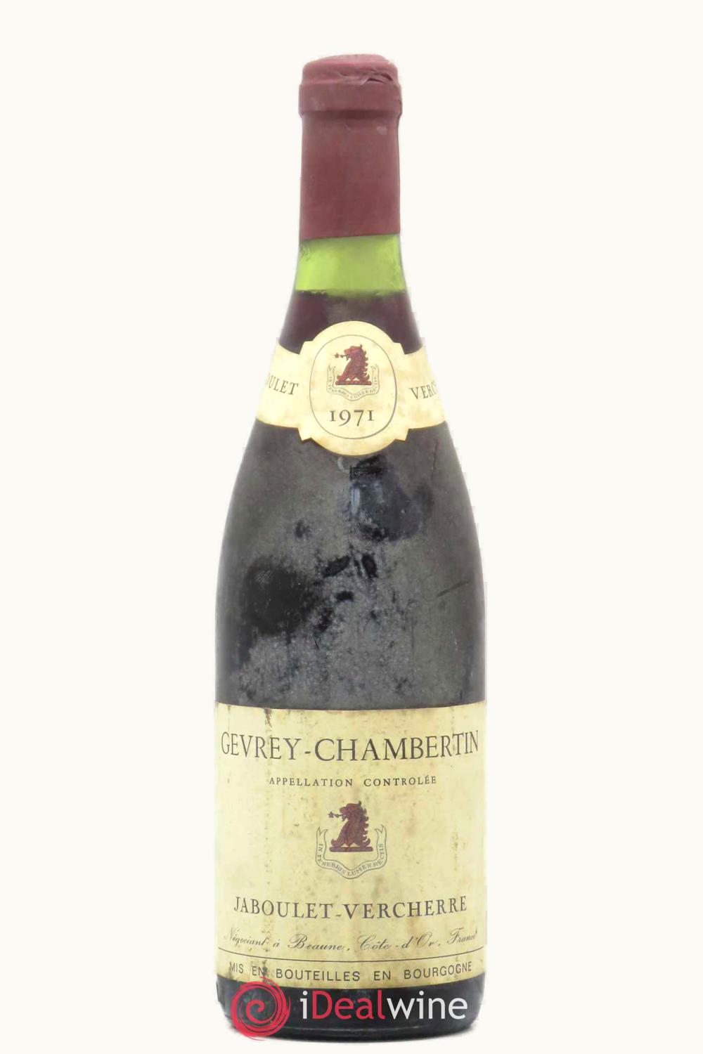 Jaboulet Verchère Jaboulet Verchère Chambertin Grand Cru, Le Gevrey, Côte de Nuit, 1974
